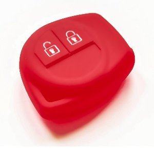 Silikonska zaščita za avto ključ SELR159 - Nissan, rdeča