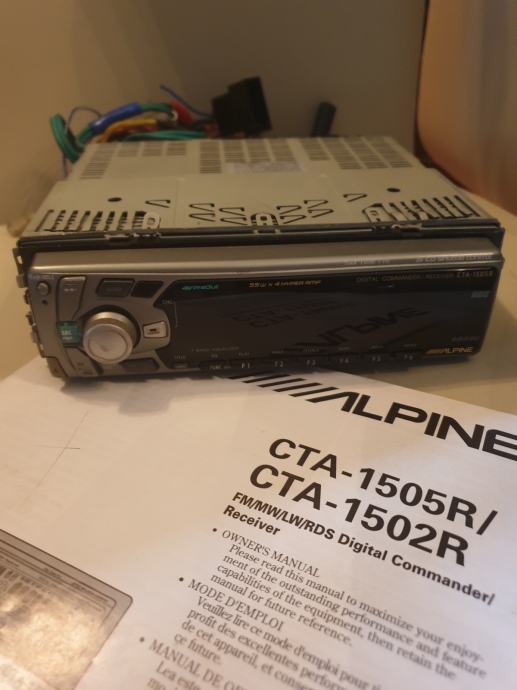 Avtoradio Alpine CTA 1505R in 6 disc MP3 changer Alpine CHA-S634