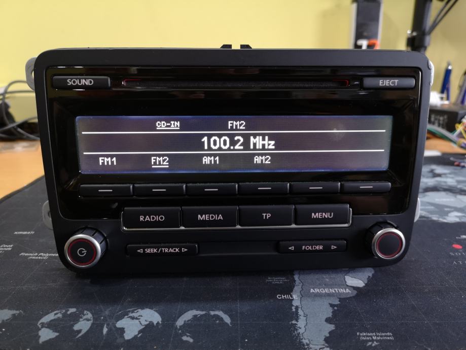 Vw radio rcd310 - CD v okvari