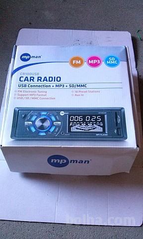 AVTORADIO MPMAN Car Radio CR100, NE DELUJE