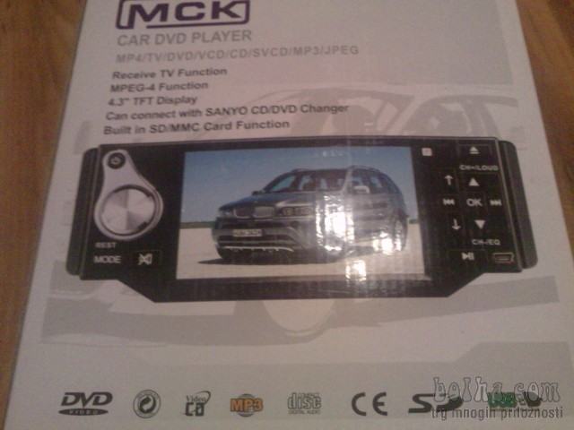 JVC MCK AVTO RADIO MP3 MP4 USB DVD 24 mesecev garancije!!! avtoradio