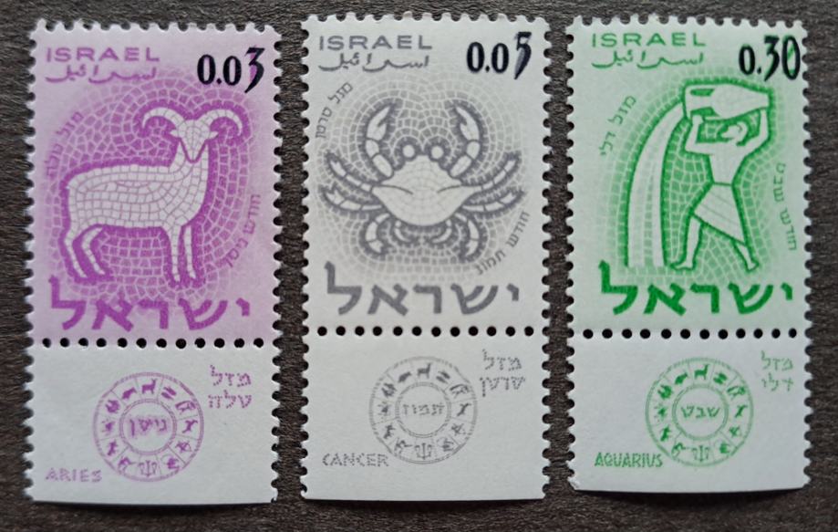 Izrael 1962 – celotna serija horoskop