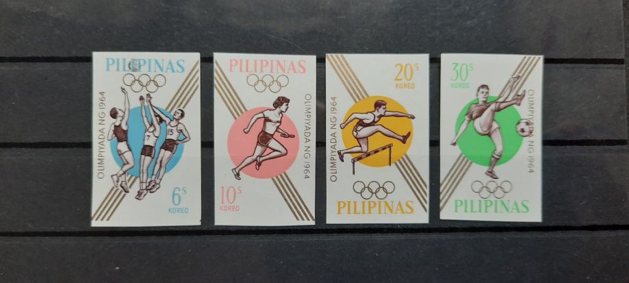 olimpijske igre - Filipini 1964 - Mi 762/765 B -serija, čiste (Rafl01)