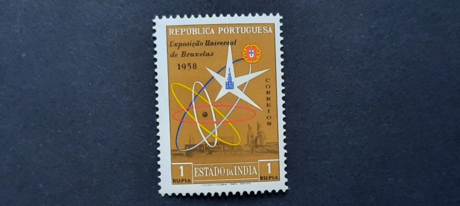 razstava EXPO - Portugalska Indija 1958 -Mi 534 -čista znamka (Rafl01)