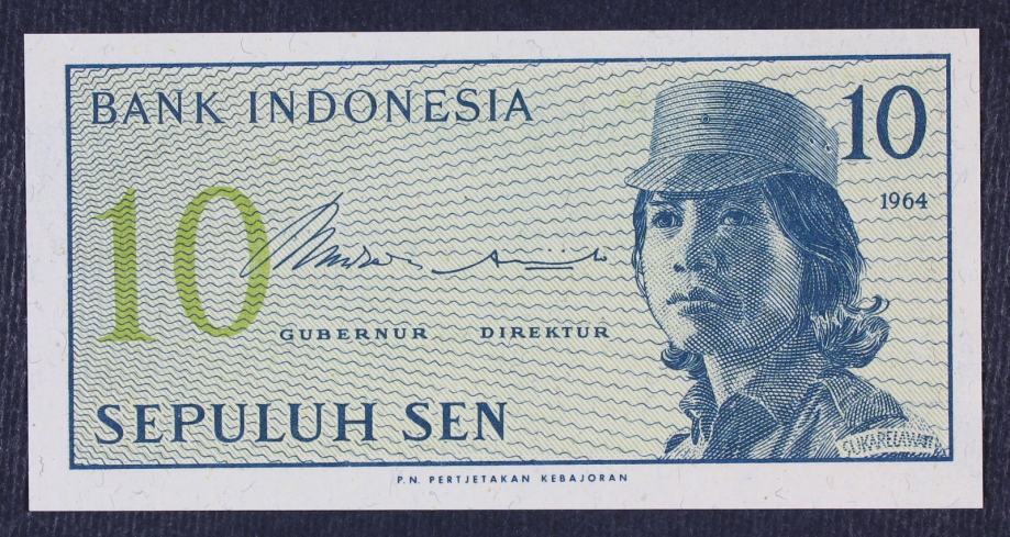 Indonezija 10 sen 1964 - UNC