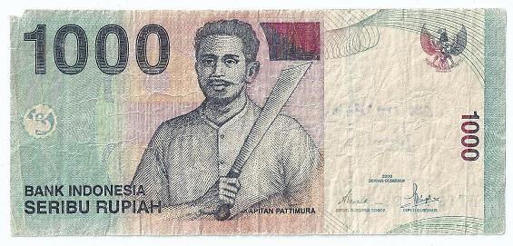 INDONEZIJA - 1000 rupiah 2000