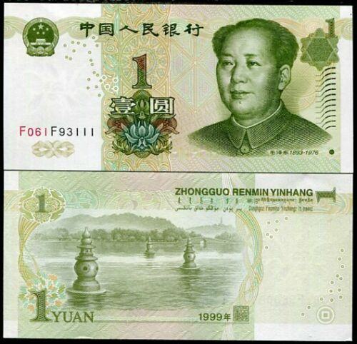 KITAJSKA 1 Yuan 1999 UNC