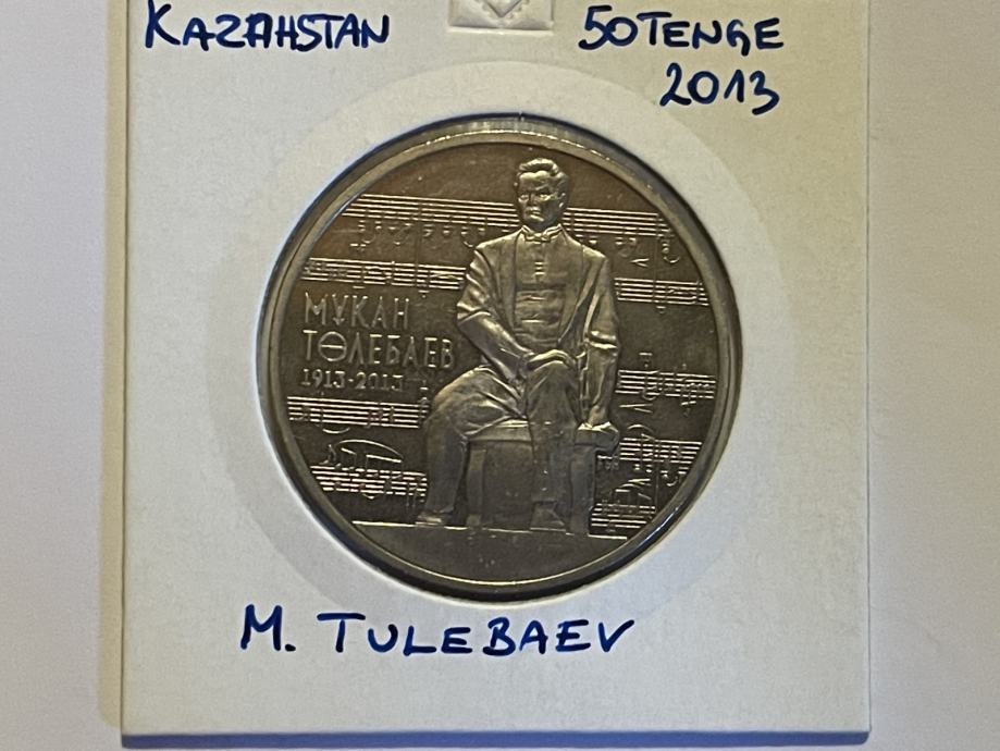 Kazahstan 50 Tenge 2013 Tulebaev