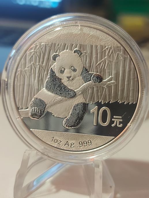 Srebrnik kitajski Panda 2014 1oz srebro