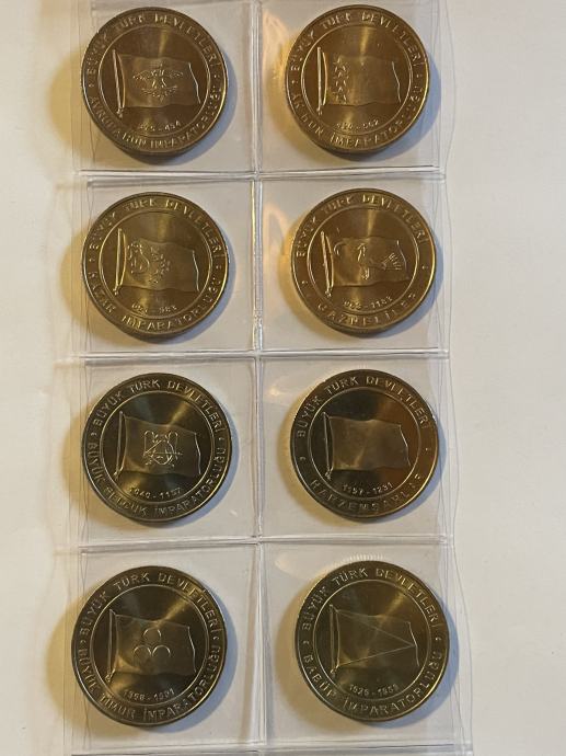 Turčija 1 Kurus 2015- set 16 kovancev