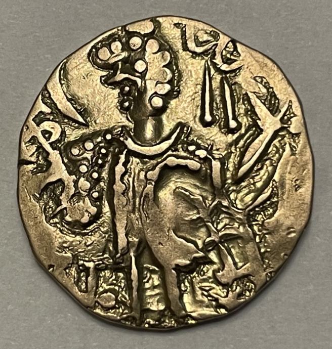 Zlatnik Goldmünze AU Stater  KIDARA  King of Kushan (360. -380.)