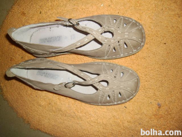 Balerinke-sandali,usnjeni, THE NEXT, VEL 38