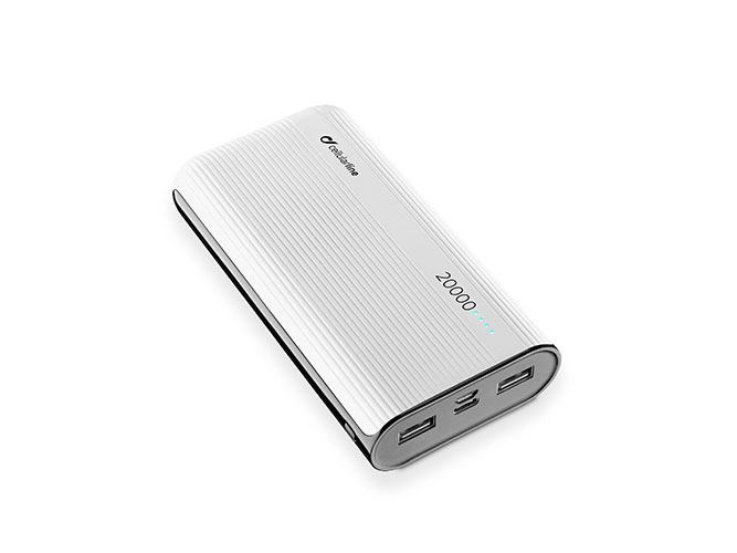 CellularLine prenosna baterija PowerTank 20.000 USB-C, bela