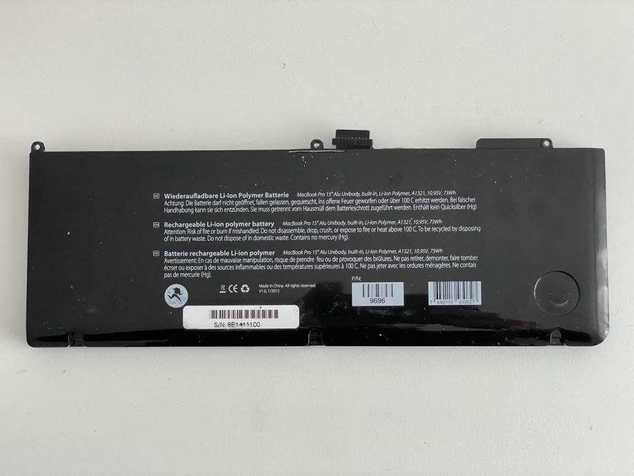 Baterija za Apple Macbook Pro 15