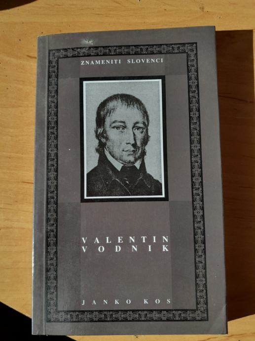 Valentin Vodnik (Janko Kos) knjiga