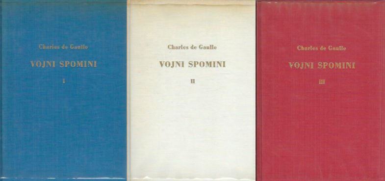 Vojni spomini / Charles de Gaulle - 3 knjige