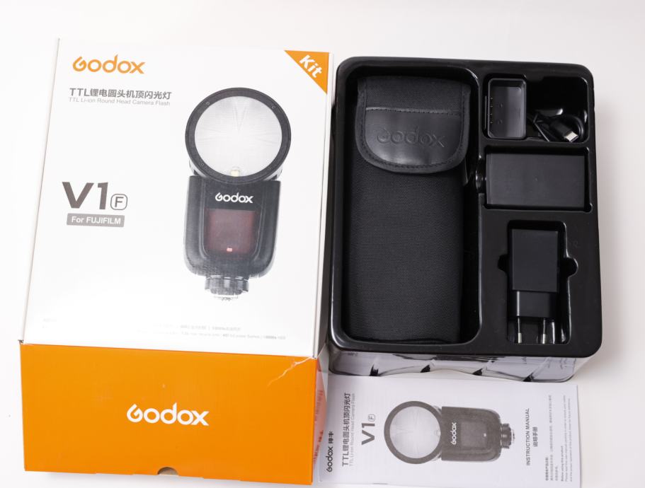 Godox V1 Fujifilm Blitzgerät Aufsteckblitz zu Fujifilm