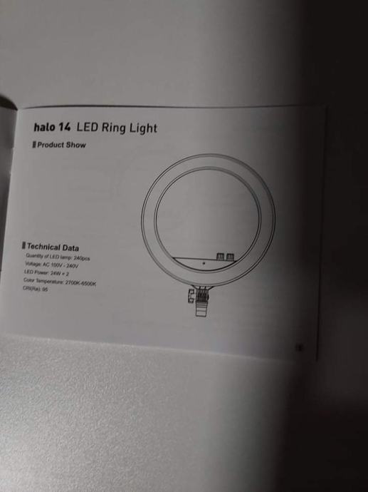 NANLITE HALO 14 LED Ring Light
