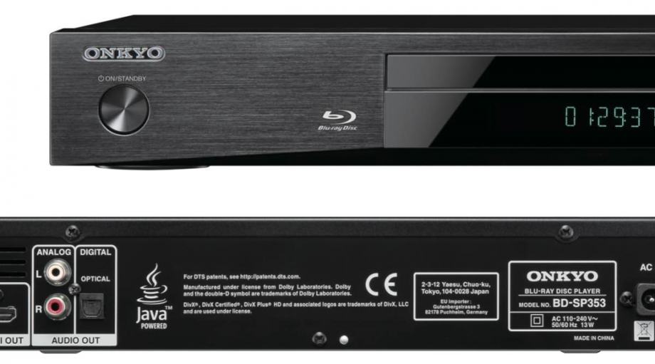 Sp353 Bluetooth Onkyo Blu-ray predvajalnik BD-SP353