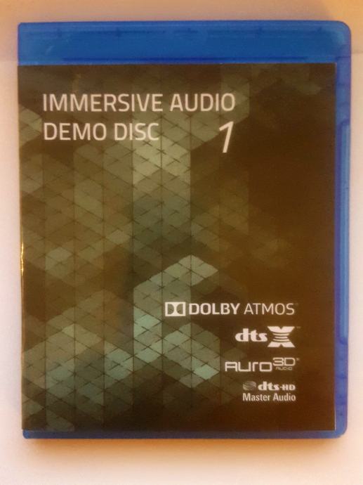 Dolby Atmos, DTS:X, Auro-3D Blu-Ray Demo Disc