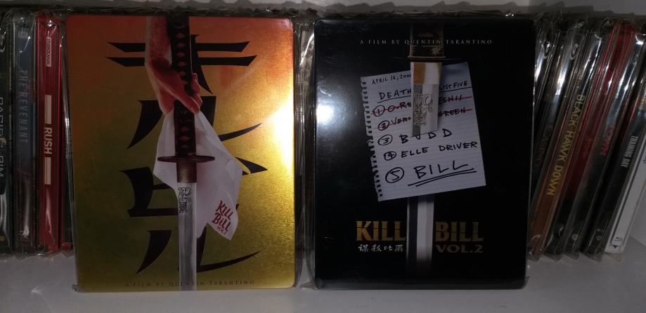 Kill Bill Vol.1 & 2 Blu-Ray Steelbook
