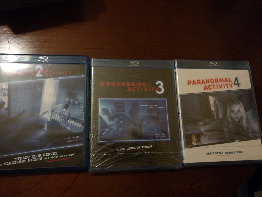 PARANORMAL ACTIVITY 2,3,4