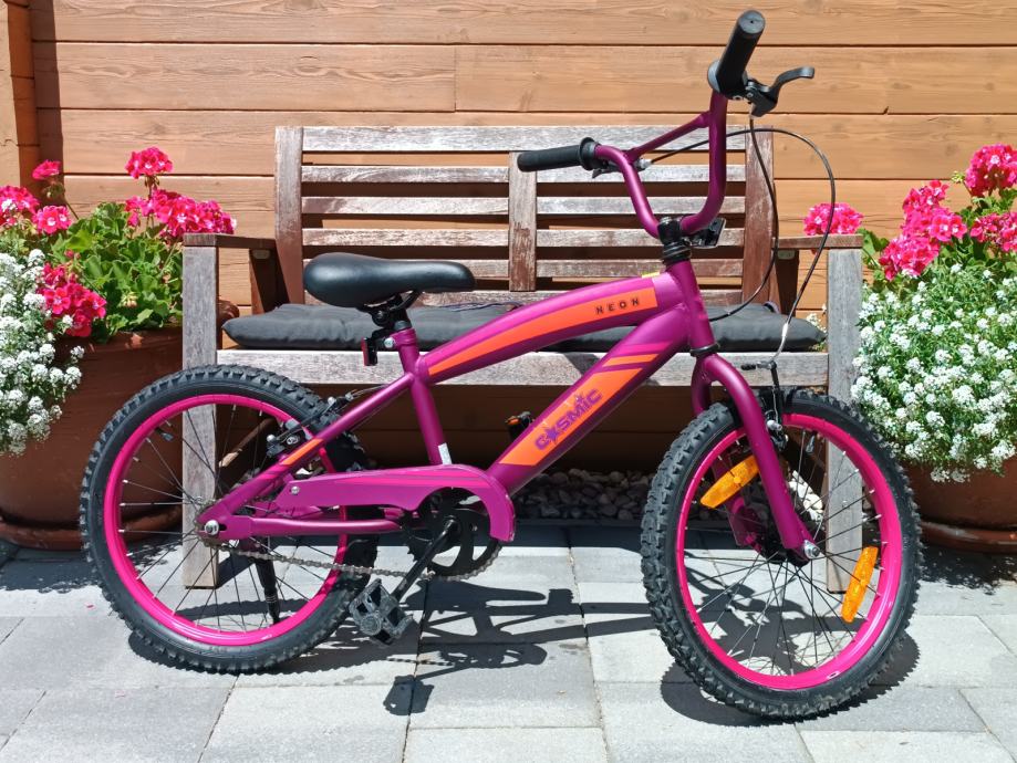 cosmic neon 18 inch bike