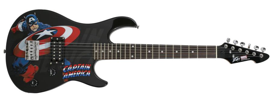 Električna kitara Peavey Rockmaster Marvel Captain America 4/4 Limited