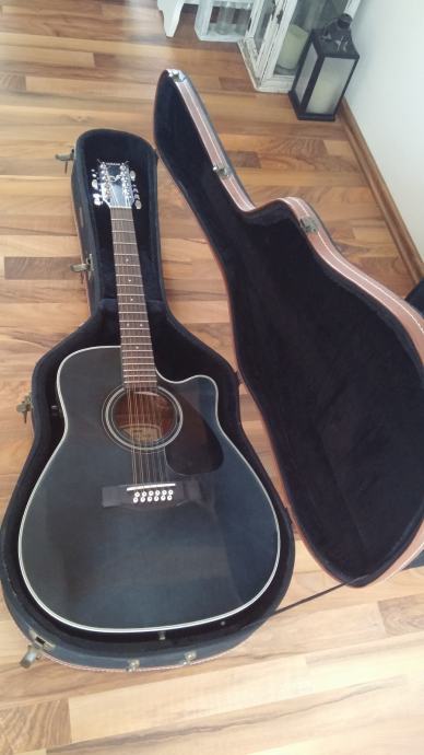 Prodam 12-strunsko elektroakustično kitaro Yamaha FGX-412C-12BL