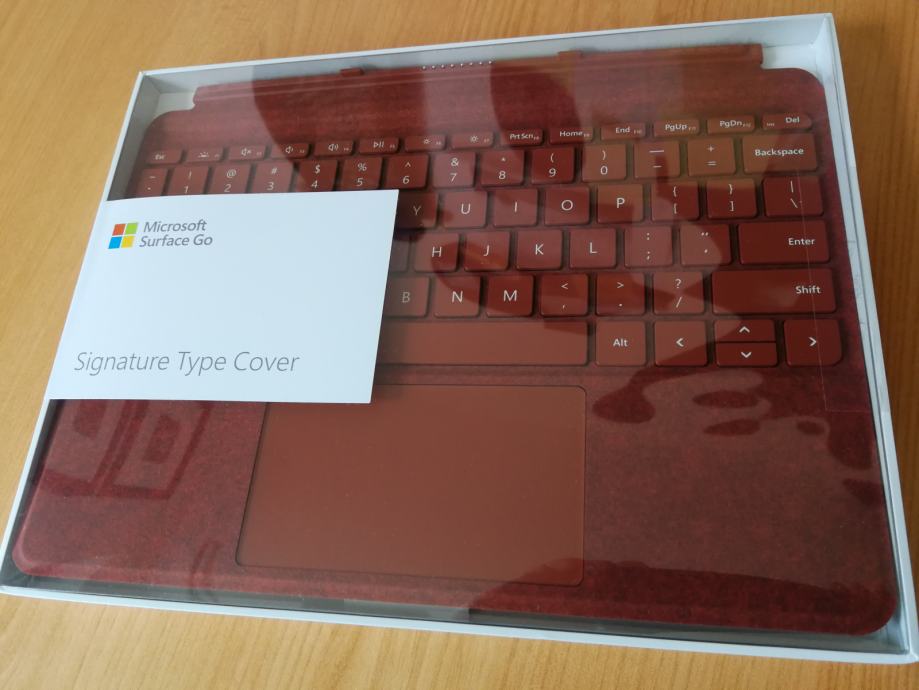 Tipkovnica (Signature Type Cover) za Microsoft Surface Go (ameriška)