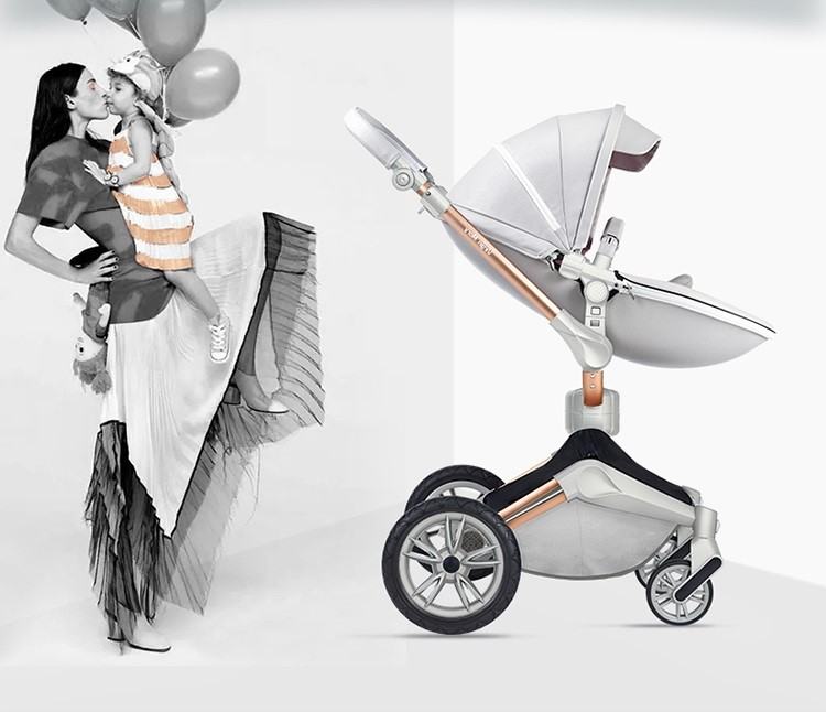 Otroški voziček Hot Mom 3v1 z rotacijo 360° že od 594,15 EUR naprej
