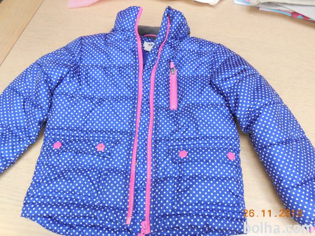 zimska jakna - bunda H&M za deklice št.116