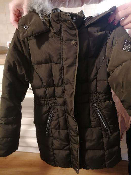 Dekliška zimska jakna, bunda, plašč, puhovka 128