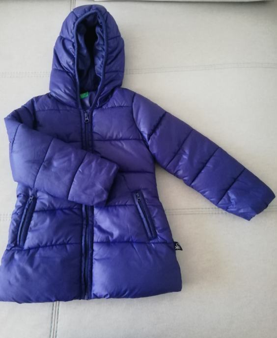 Zimska dekliška bunda Benetton, 110 cm