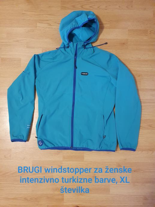 BRUGI windstopper, XL, intenzivno modre barve (12 evrov)