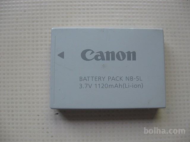 Ersatzakku Für Canon NB-5L – 3,7V, 1120 MAh Li-Ion, Kompatibel Mit Verschiedenen Canon Kameras