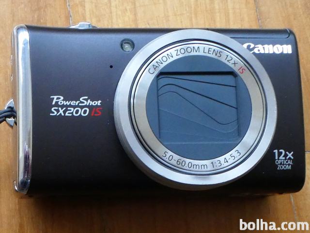 Prodam Canon PowerShot SX200 IS Digital Camera (Black)