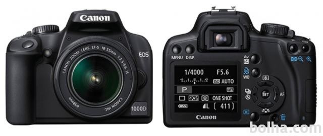 Canon 1000D,nahrbtnik,sprožilec,stojalo,filter - KOMPLET