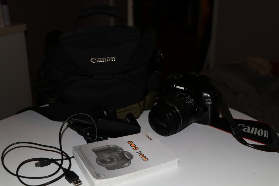 Canon EOS 1100D, 18-55mm objektiv, torba, dodatki