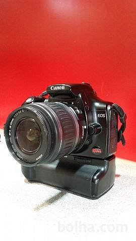 Canon EOS 300D/Rebell KOMPLET z daljincem in držalom