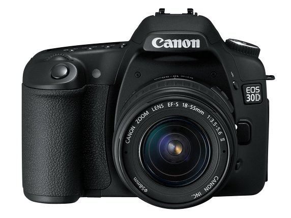 Canon EOS 30D + objektiva (28-80mm in 75-300mm) in torba Unomat