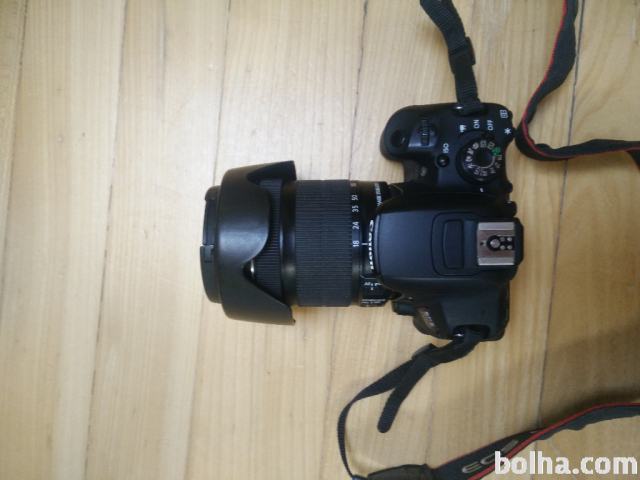 Canon EOS 700d + Canon 18-135mm + battery grip