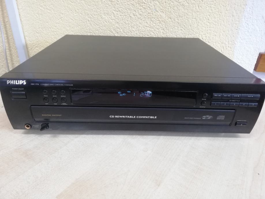 PHILIPS CDC 775, CD player 5 CD changer