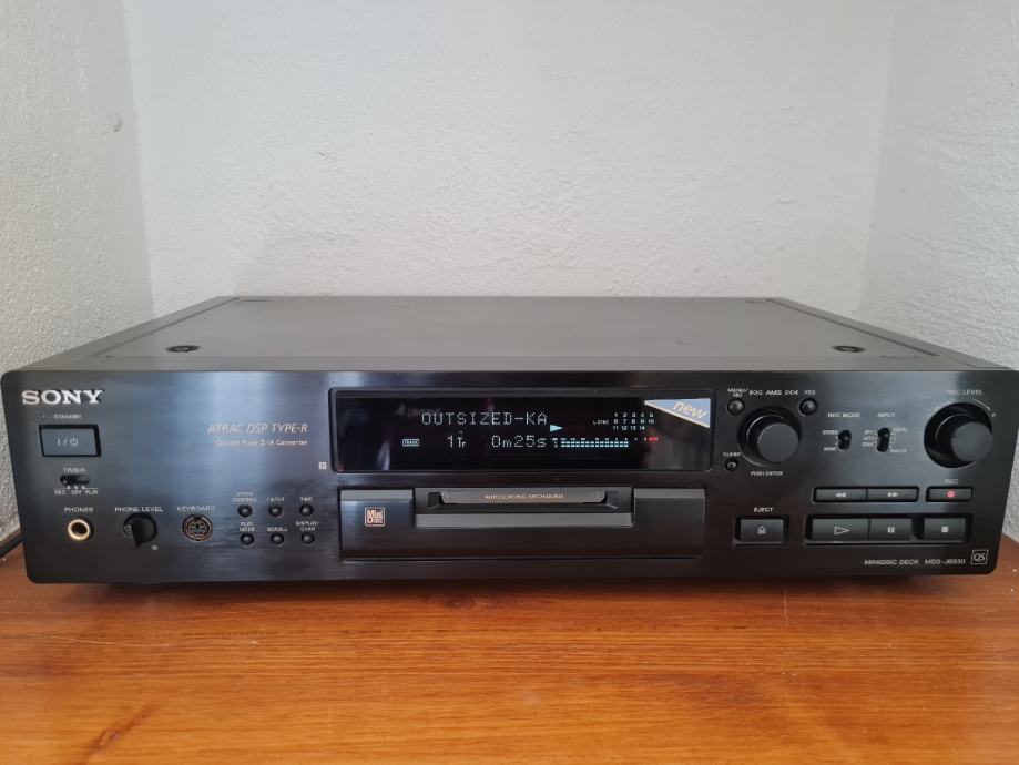 SONY MDSJB930 QS, MiniDisc player/recorder