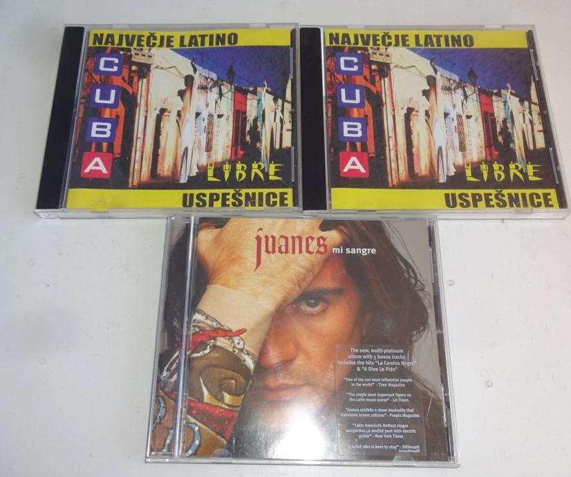 CD Navječje latino uspešnice Cuba in Juanez mi sangre