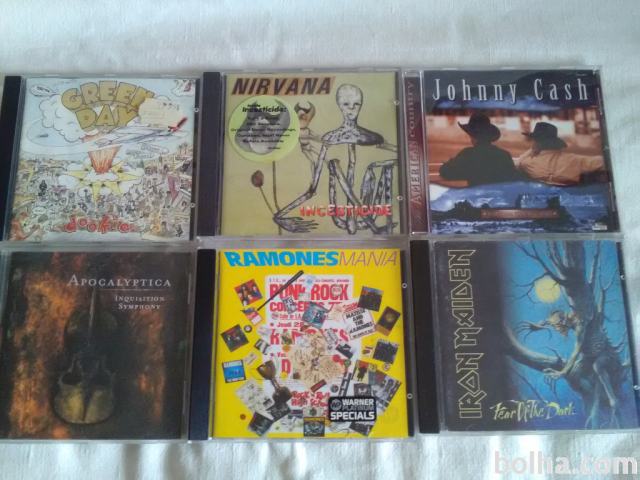 CD PLOSCE QUEEN, NIRVANA, RAMONES,AC/DC,DYLAN...