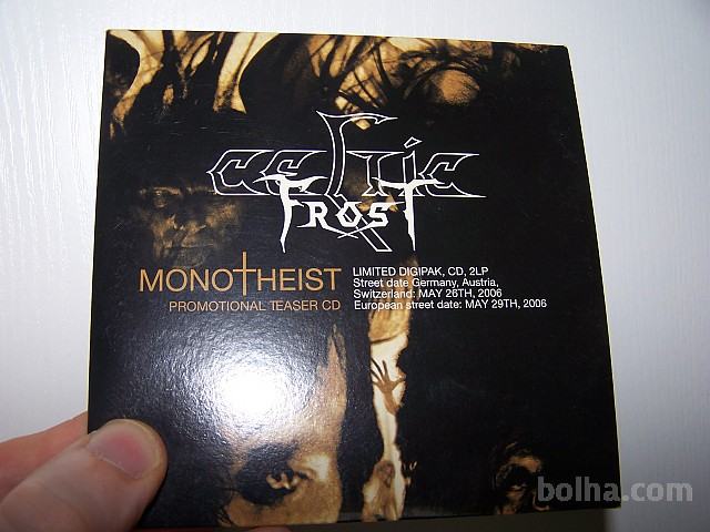 Celtic Frost- Monotheist CD promo