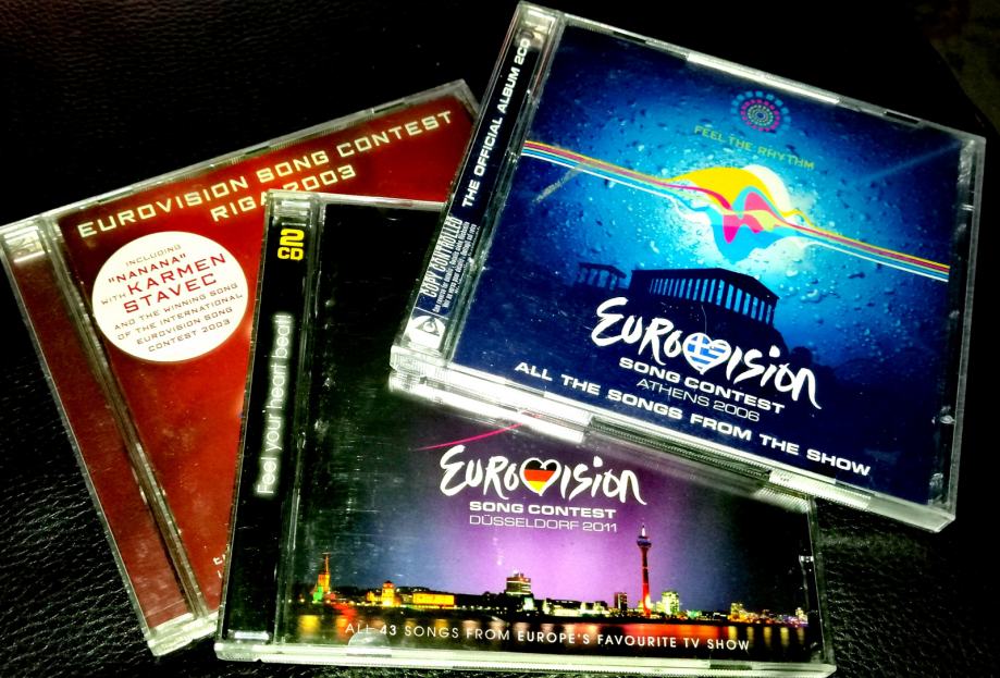 Eurovision Song Contest (ESC), Evrovizija 2002, 2006, 2011 (5xCD)