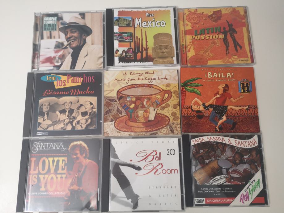 Latino glasba - Zbirka CD-jev