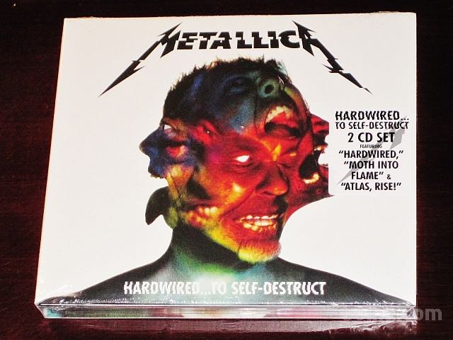 METALLICA - HARDWIRED TO SELF DESTRUCT, 2 CD set, nov